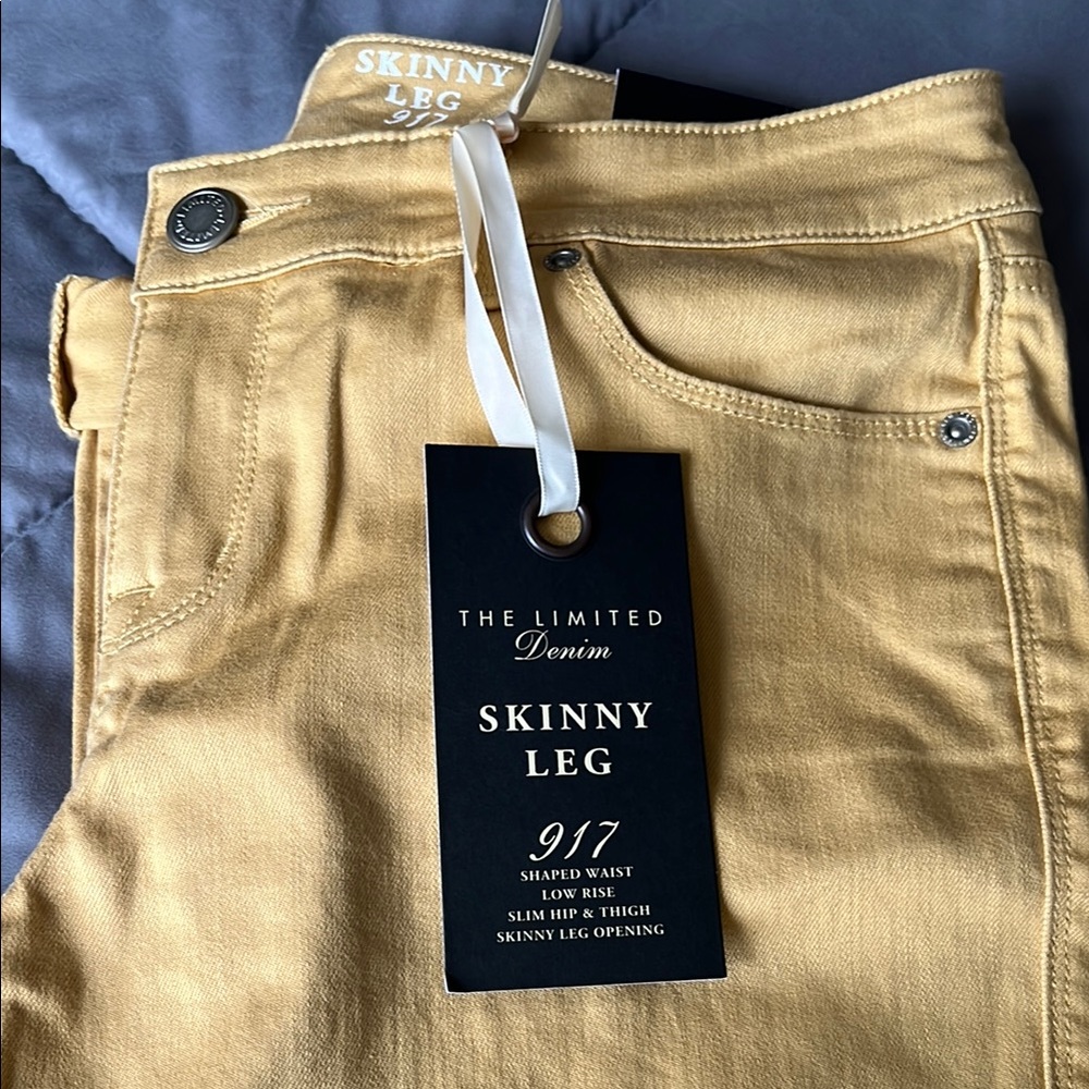The Limited Skinny Leg Jeans in Golden Yellow